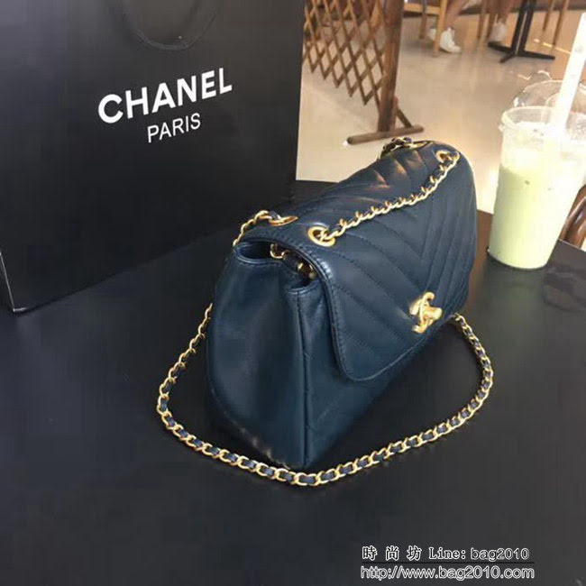 香奈兒CHANEL 57700 2018最新款爆款油臘皮鏈條包 DSC2023